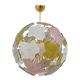 Italian Murano Glass Sputnik Chandelier in Pastel Colors and Polished Brass