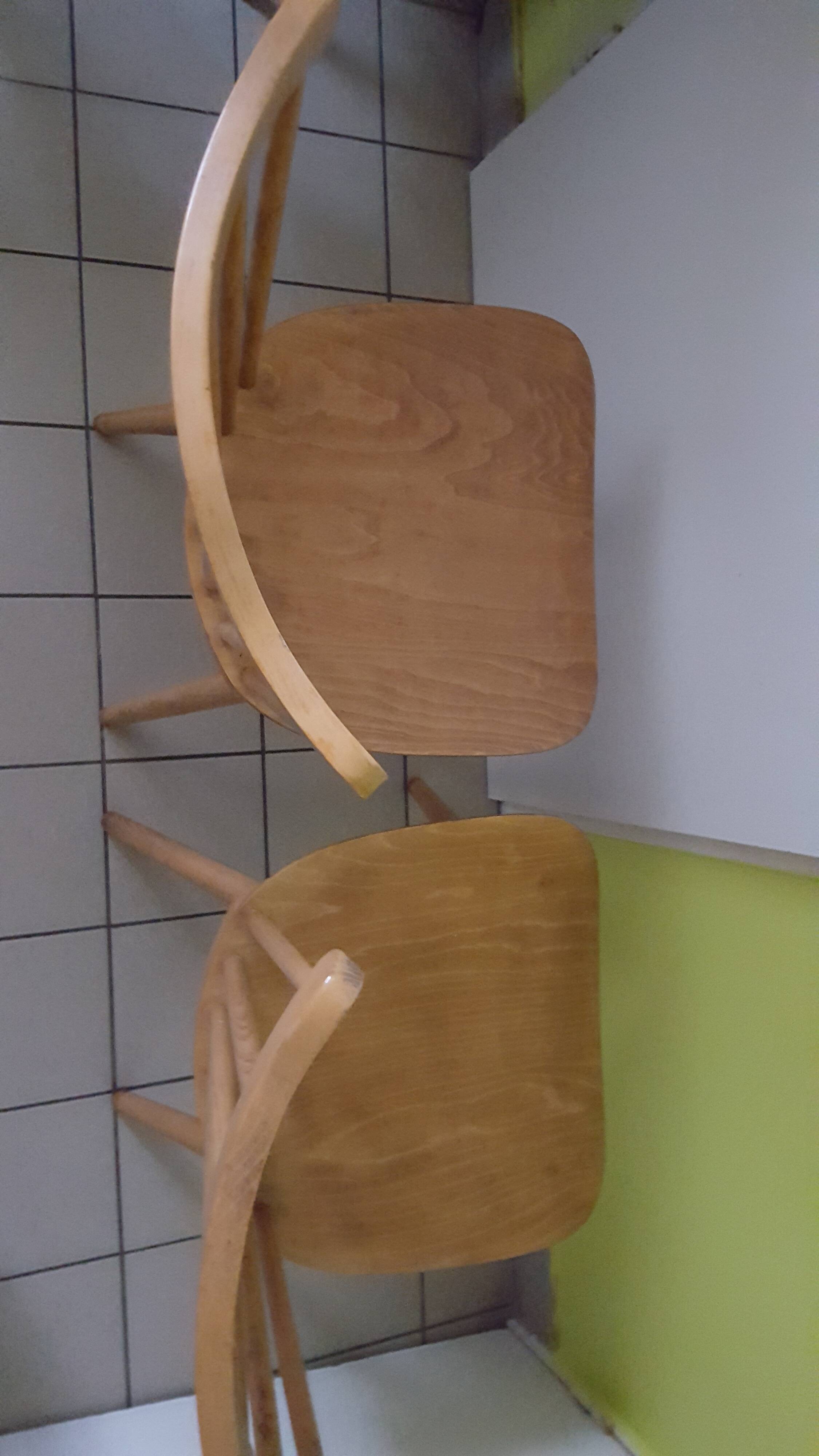 Pair of chairs baumann