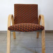 Paire de fauteuils Bow Wood par Steiner, années 50