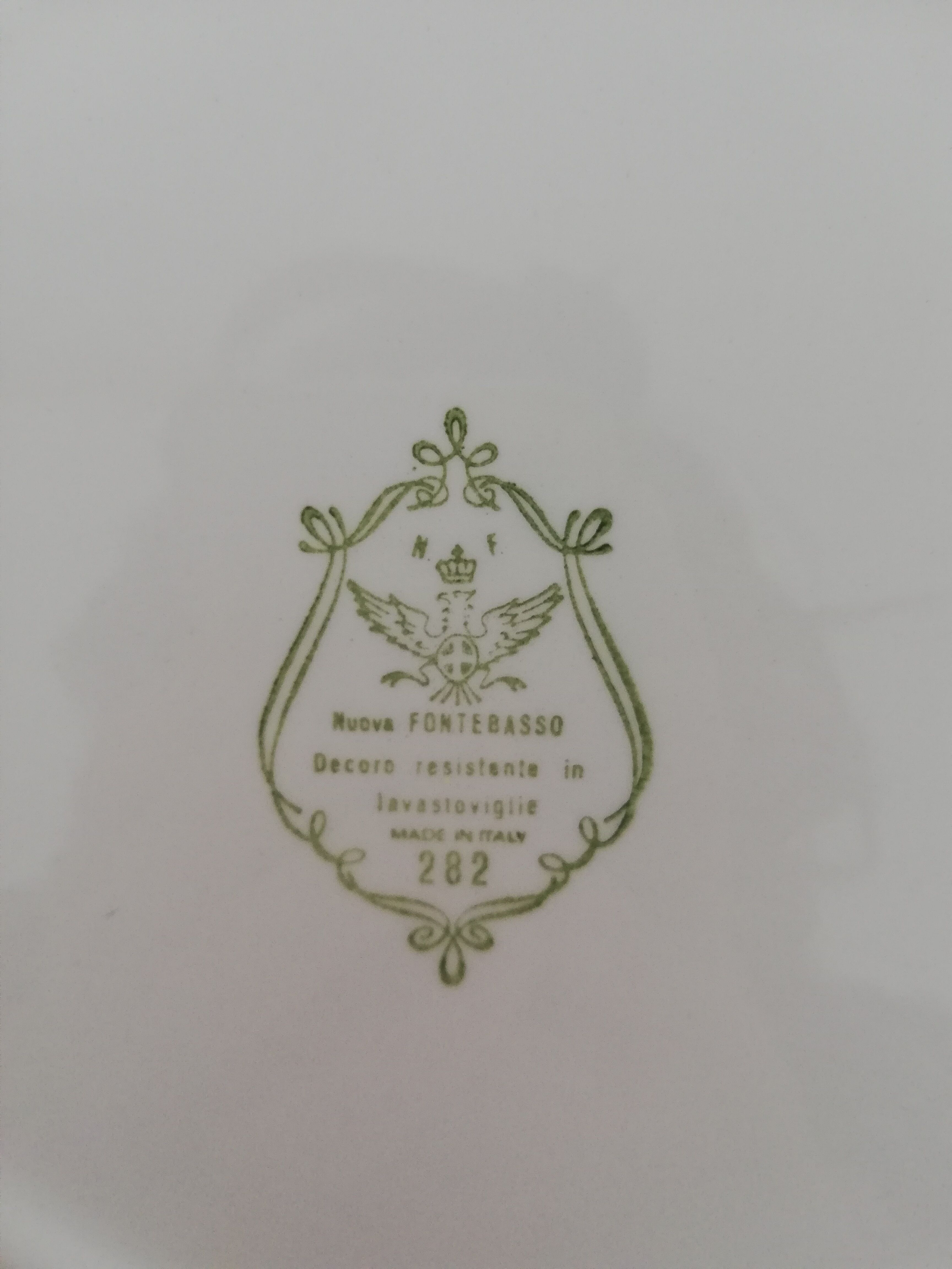 Vintage Nuova Fontebasso plates