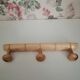 Porte manteau en bois 3 patères