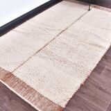 Terracotta wool rugs , 210x130cm small shaggy wool rugs