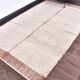 Tapis en laine terracotta, petits tapis shaggy en laine 210x130cm