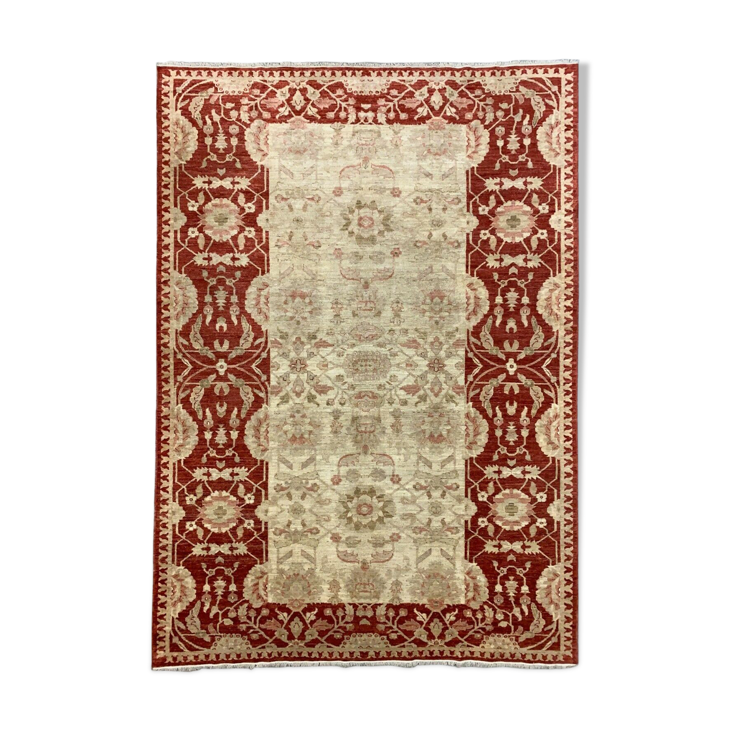 Afghan wool Ziegler rug 313x220 cm