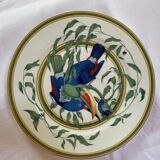 Limoges porcelain service from Hermès, Toucans collection, 1986