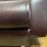 Vintage lounge chair in imitation leather from the 70s