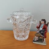 Cut glass ice bucket