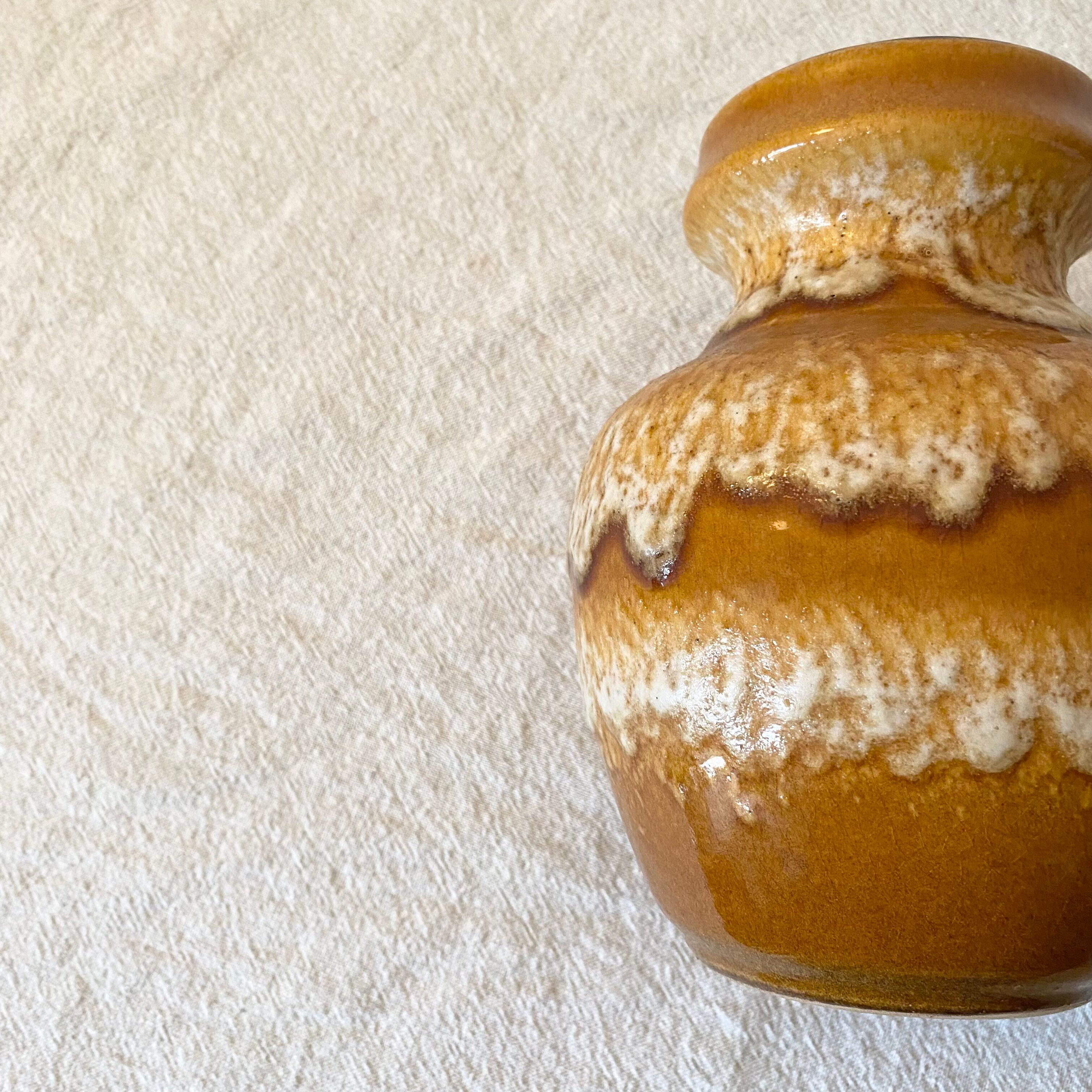 W.Germany ceramic vase (fat lava)