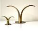 Lot de 2 bougeoirs en métal Lily Design Ivar Alenius Björk Ystad