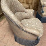 Pair of toad armchairs