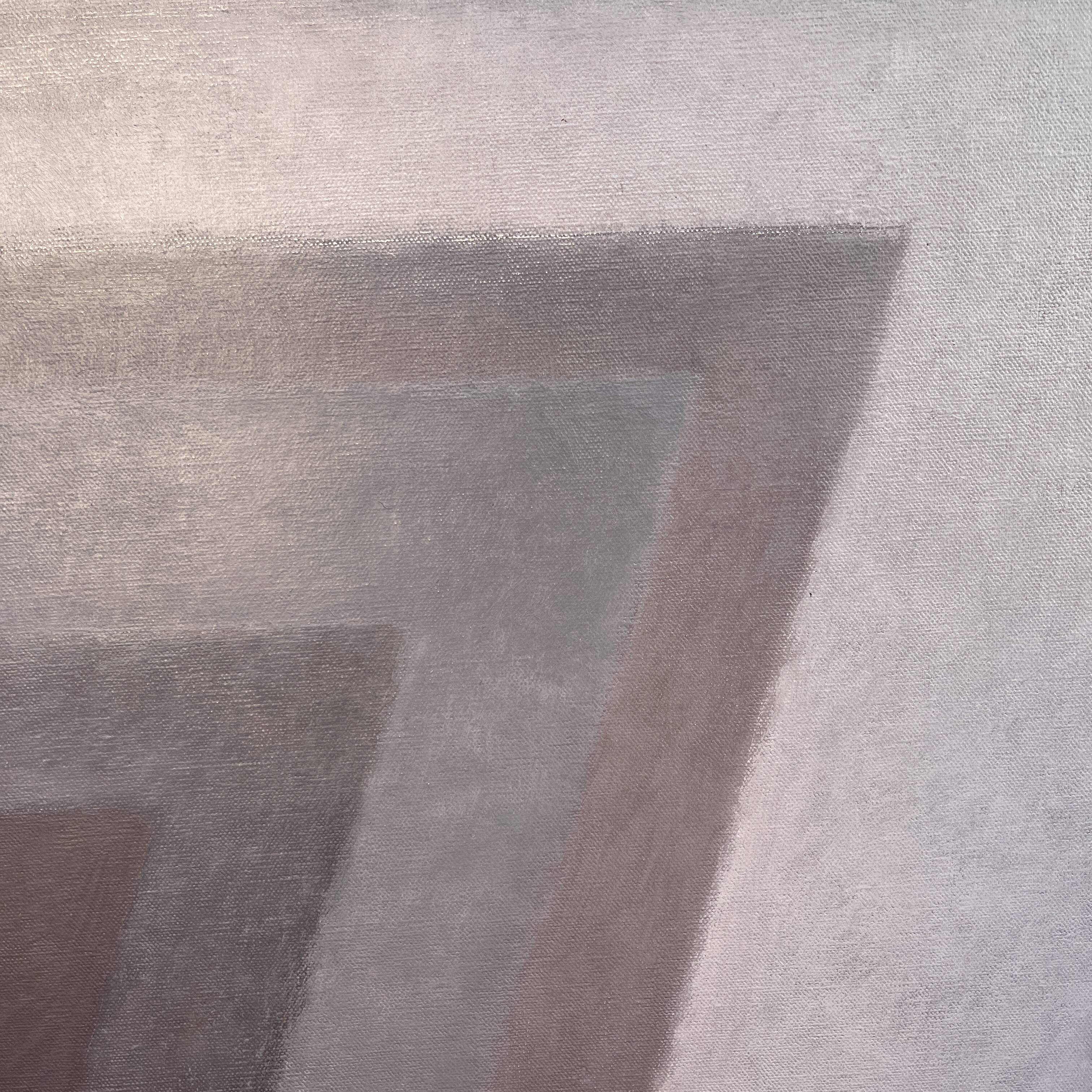 Oil painting on canvas, LUC PEROT 'Female nude in the studio with a mirror', 1978