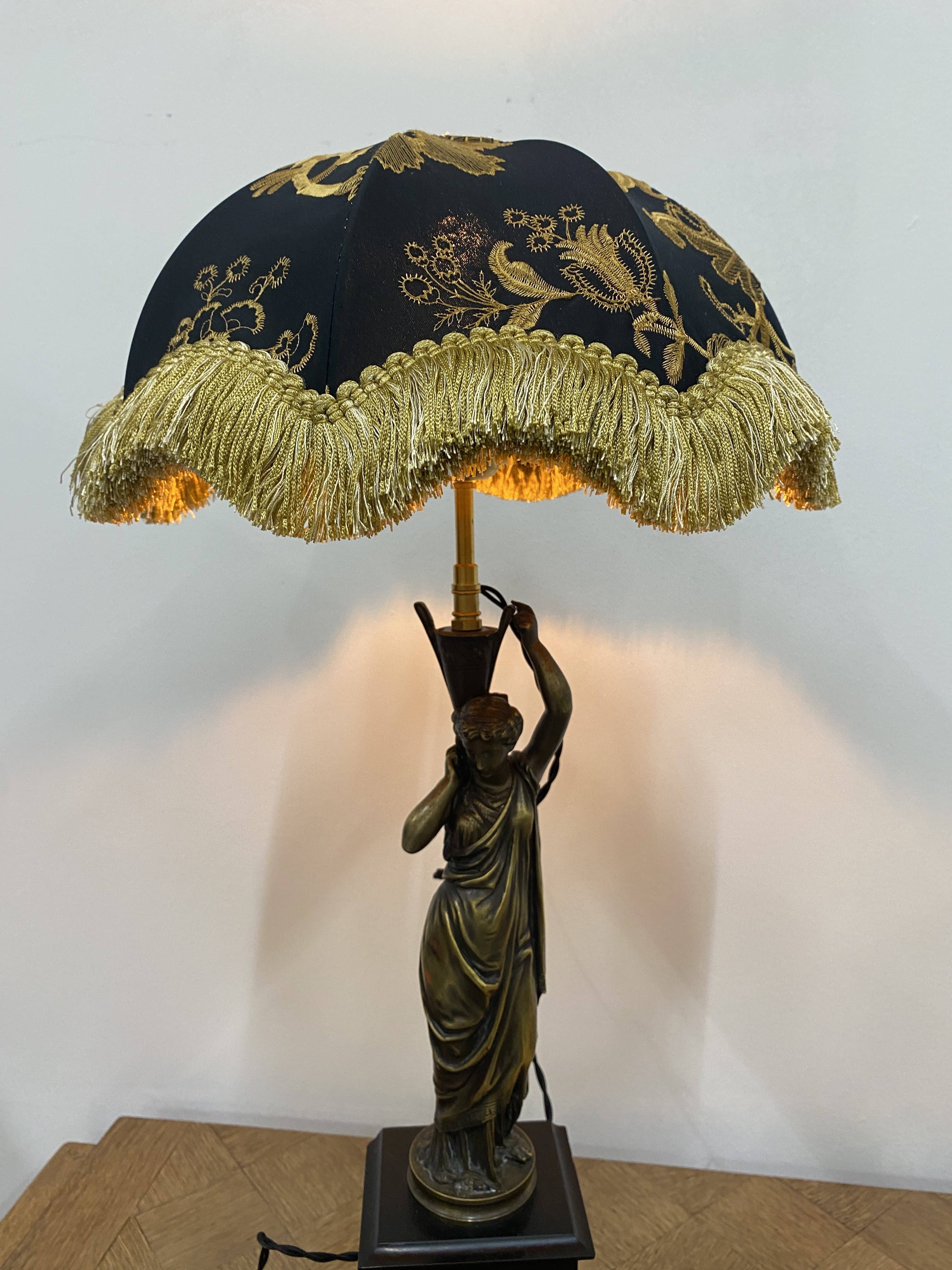 Pair of antique lamps