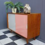 Jiri Jiroutek sideboard  in pink 1960s
