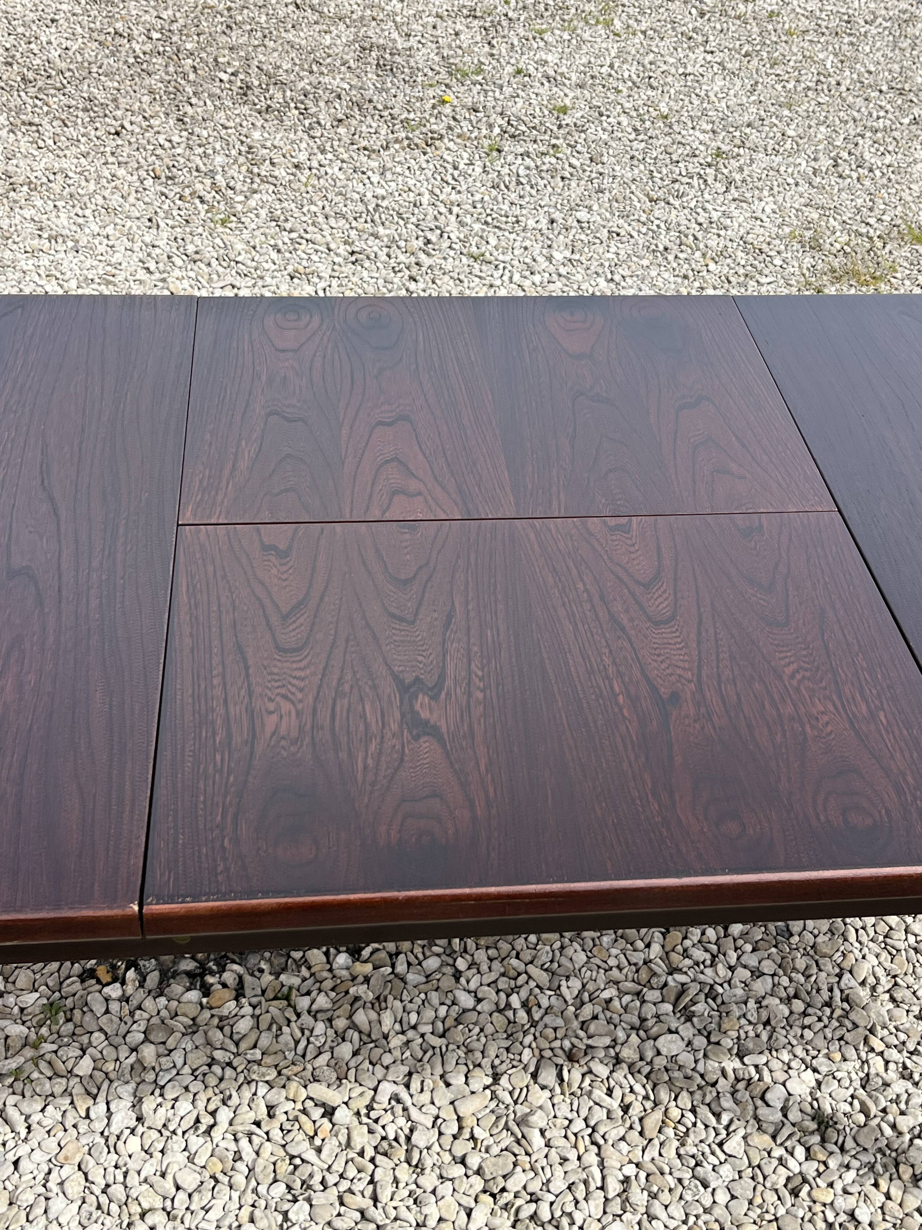 Scandinavian extendable teak table