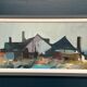 Original Swedish Oil on Canvas – “Huts on the Coast” (Attributed to Kai C.)