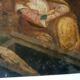 Antique painting on copper, Flemish school, 17th century, representing a saint