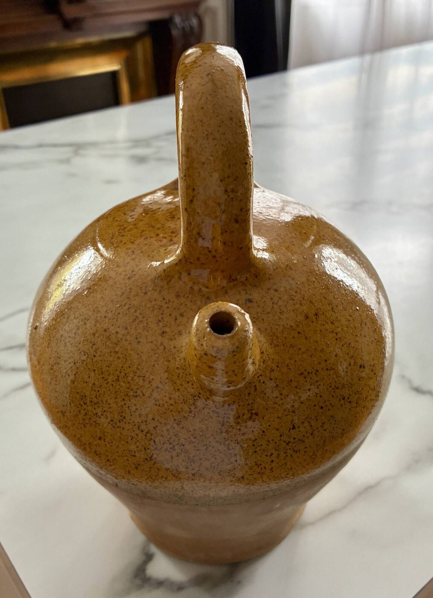 Pichet cruche gargoulette terre cuite ancienne