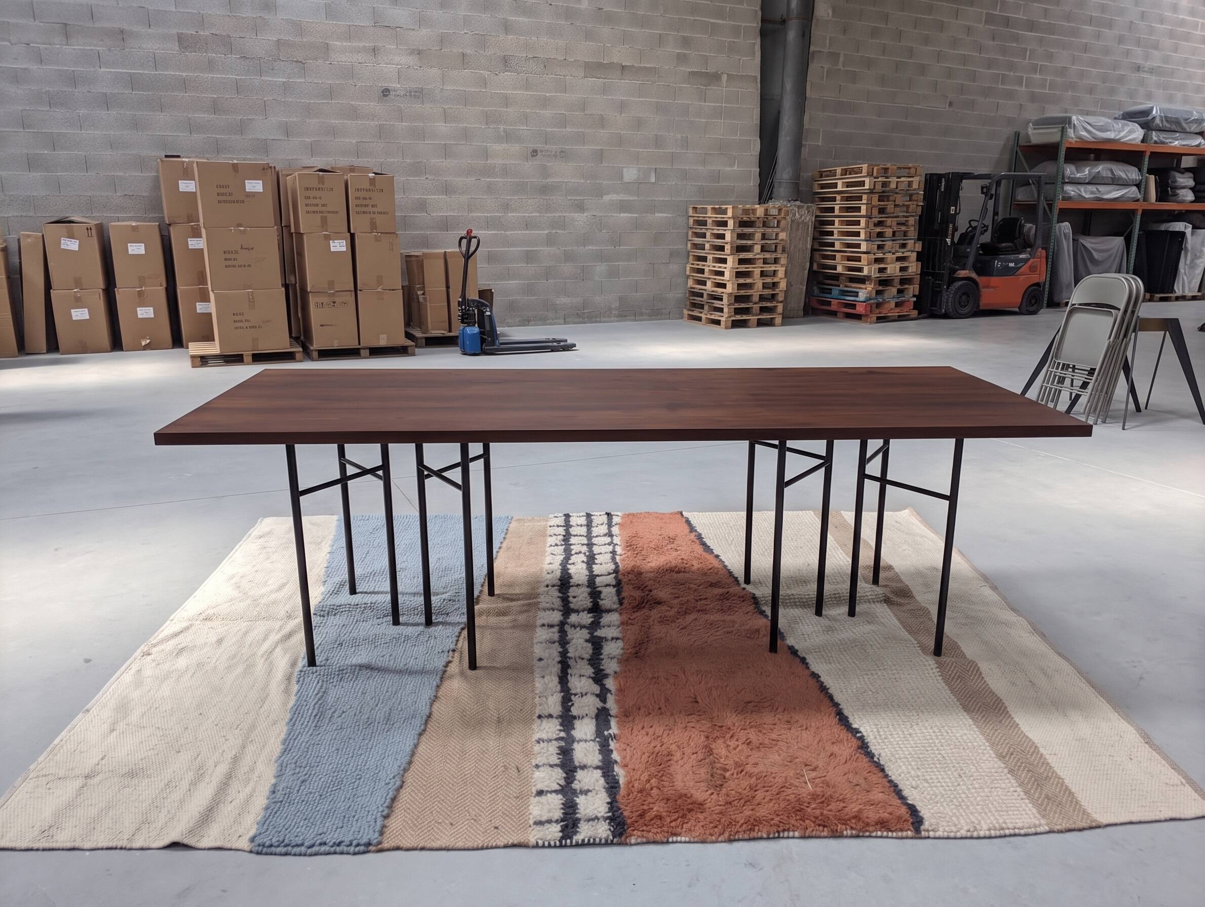 Table plateau EM Table VITRA American Walnut