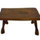 Vintage wooden side table small table wabi sabi natural design