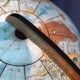 Large Vintage Globe • Glass • Brass • Columbia Duo • Space Age • 1960