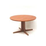 Large vintage extendable oval dining table by Glostrup made in the 60s