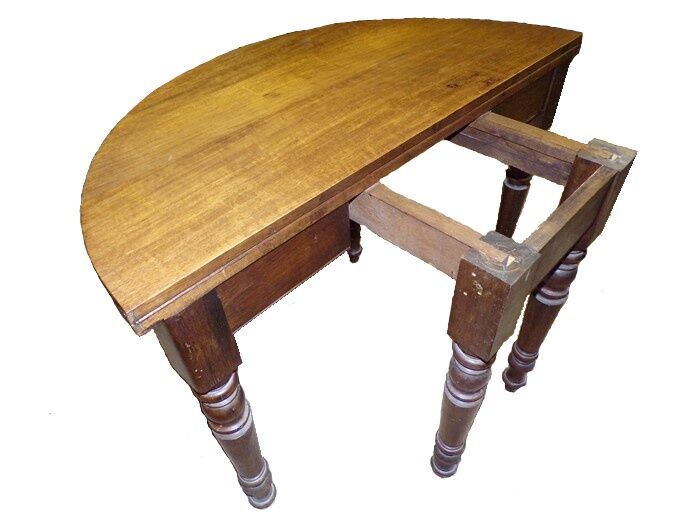 Table half moon 6 feet vintage