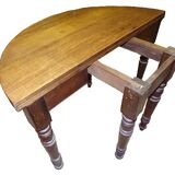 Table half moon 6 feet vintage