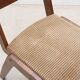 Scandinavian style bistro chair in dark oak