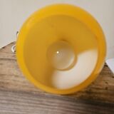 Vintage orange opaline pendant light