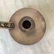 Silver cellar rat candle holder