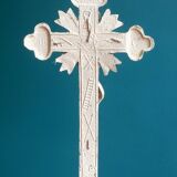 Crucifix autel de table en métal