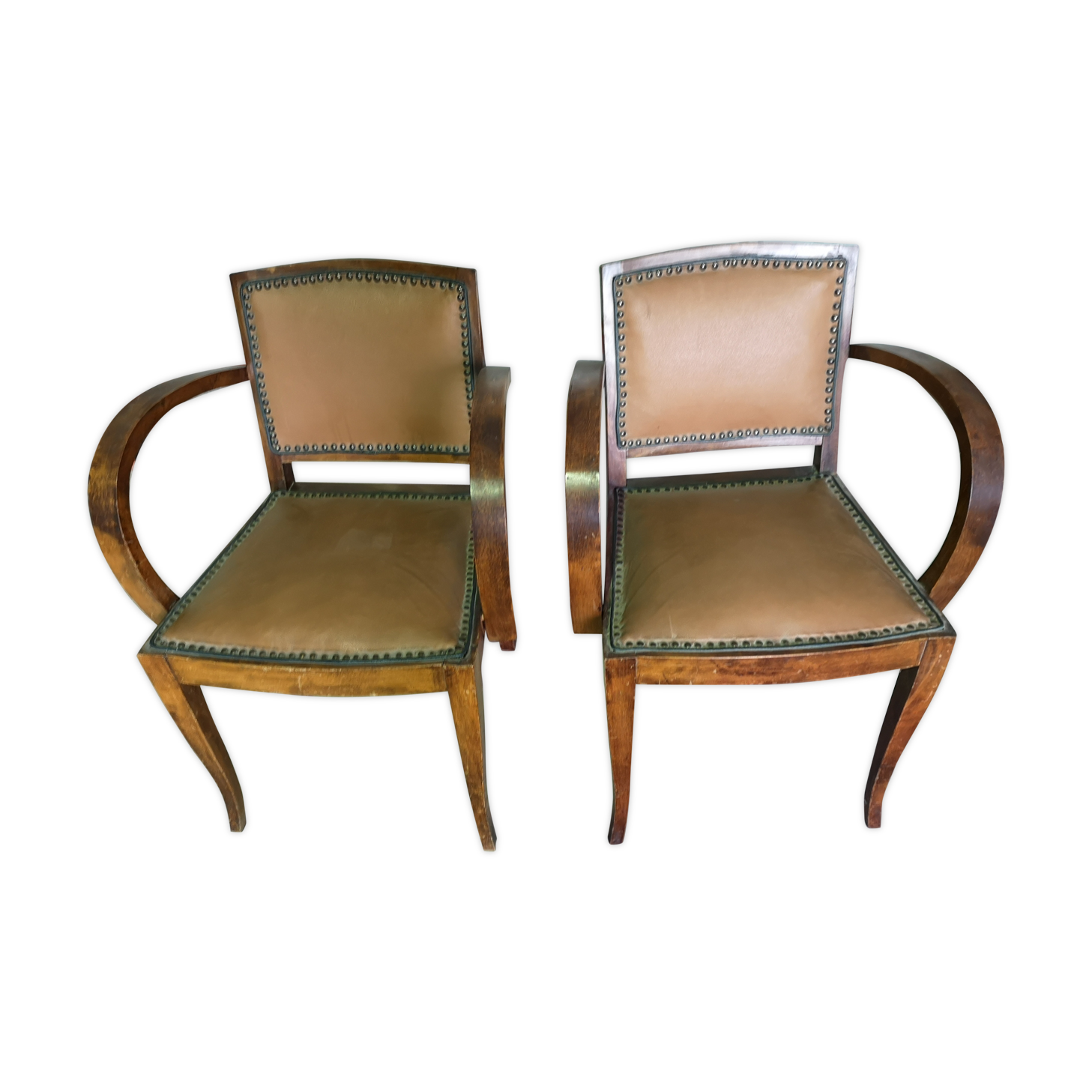 Art deco armchairs