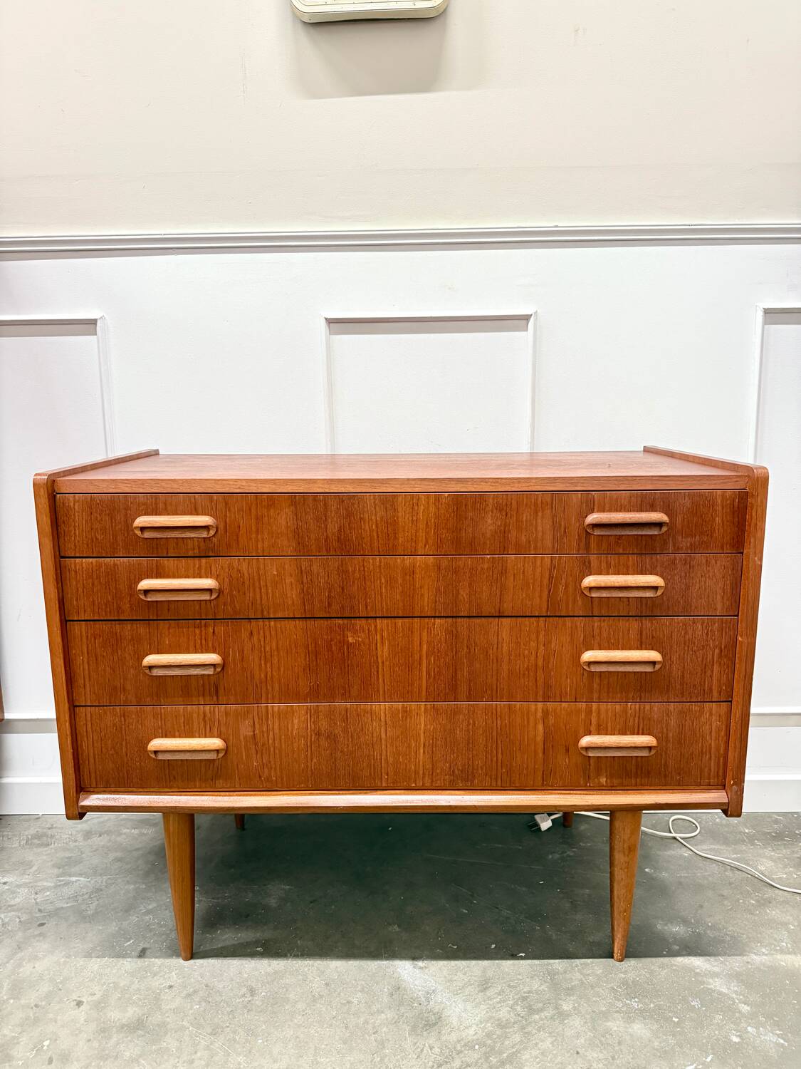 Scandinavian teak chest of drawers