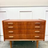 Scandinavian teak chest of drawers
