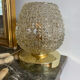 Vintage glass globe wall light