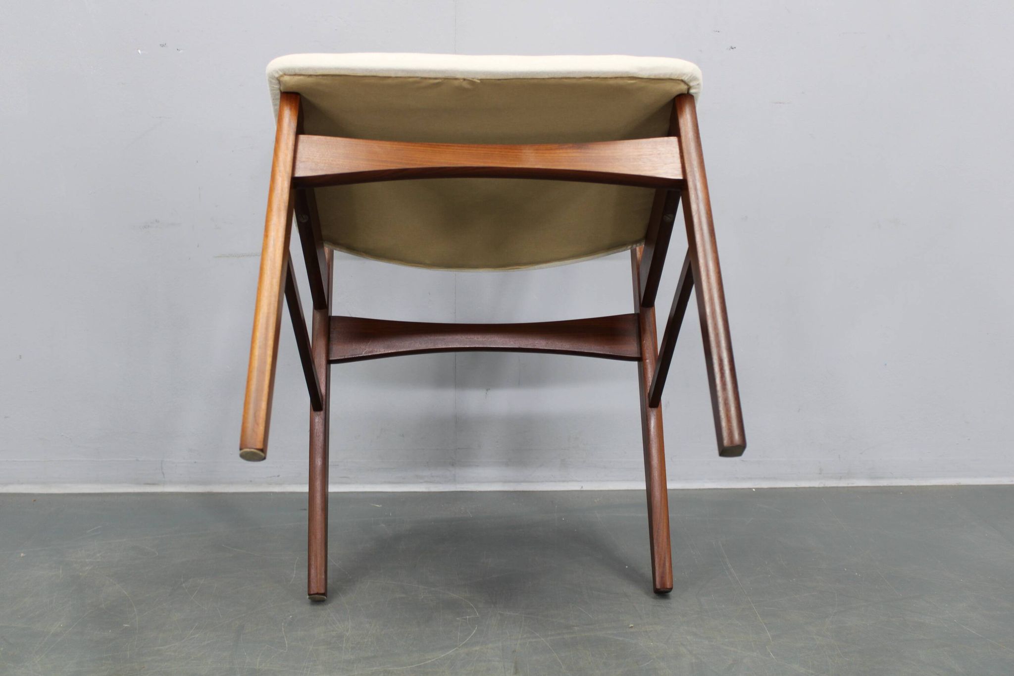 Set of six Danish mid-century teak dining chairs, Denmark, 1960s