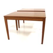 Set of 2 teak bedside tables, Sweden, 1960