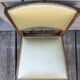 2 solid wood satin art deco chairs