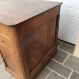Louis Philippe desk in solid walnut