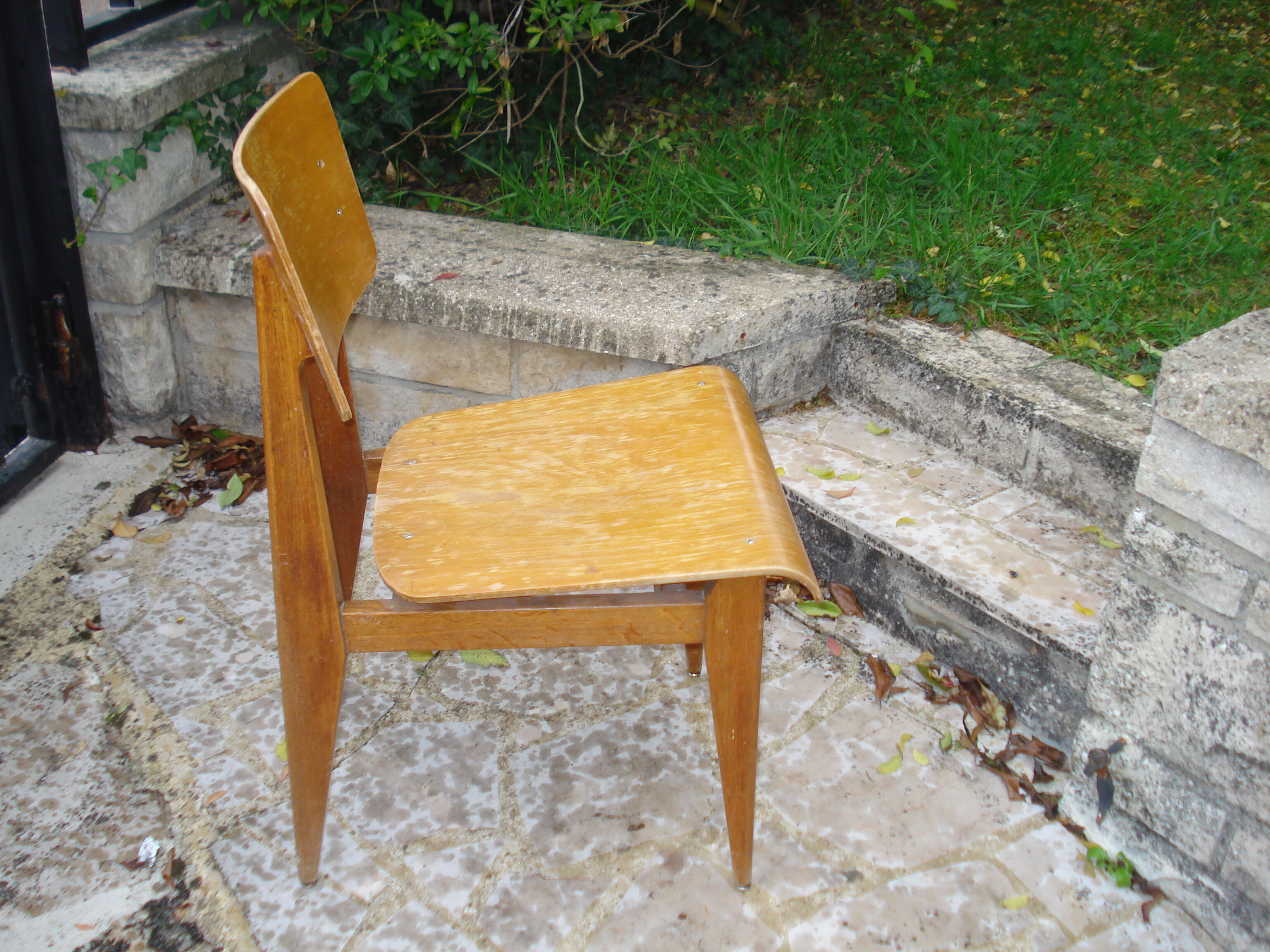 Chaise Marcel Gascoin type CD circa 1947, Arhec  1950