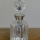 Antique cut crystal carafe – Silver mount / Art Deco period