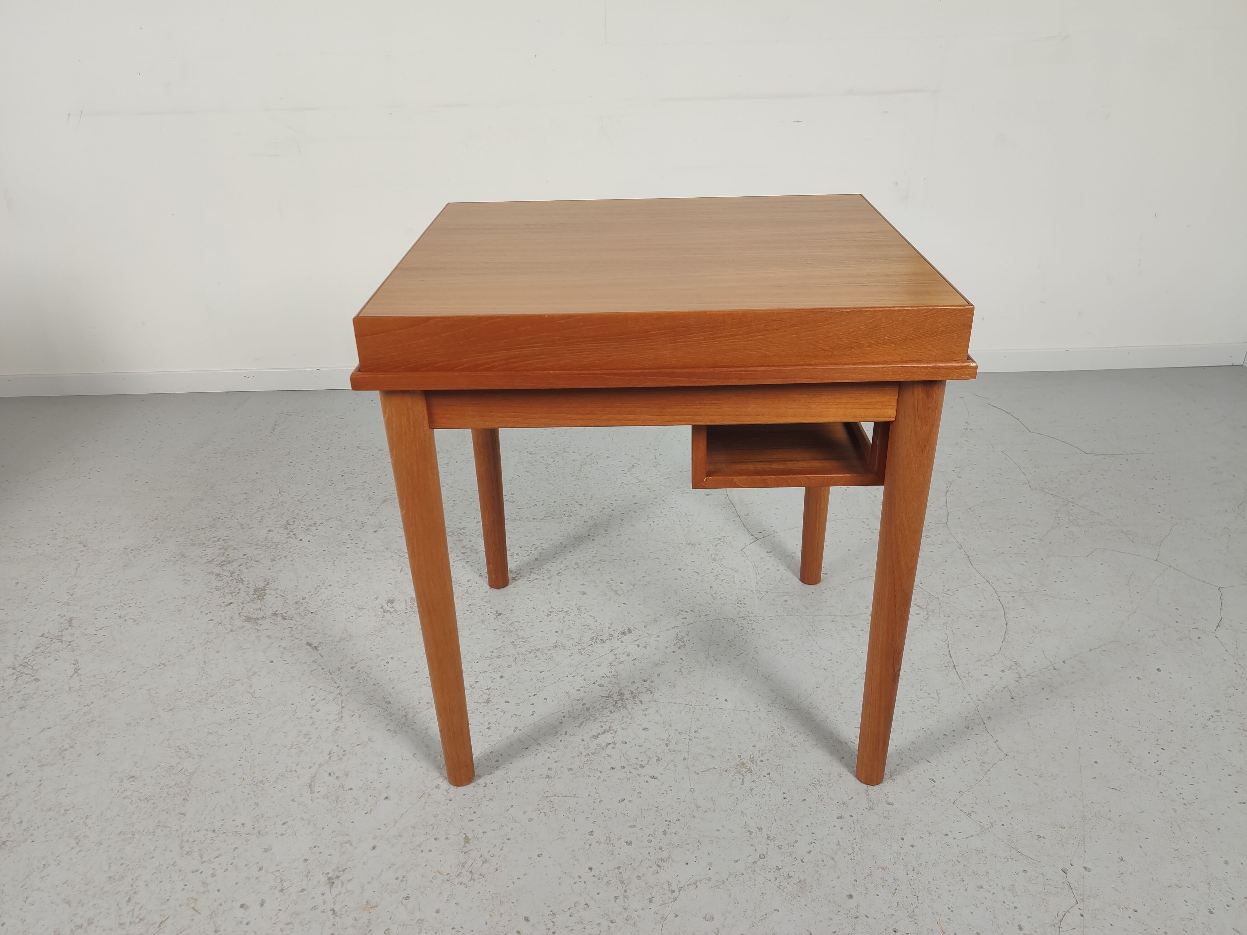 Scandinavian teak game table, 60s and 70s