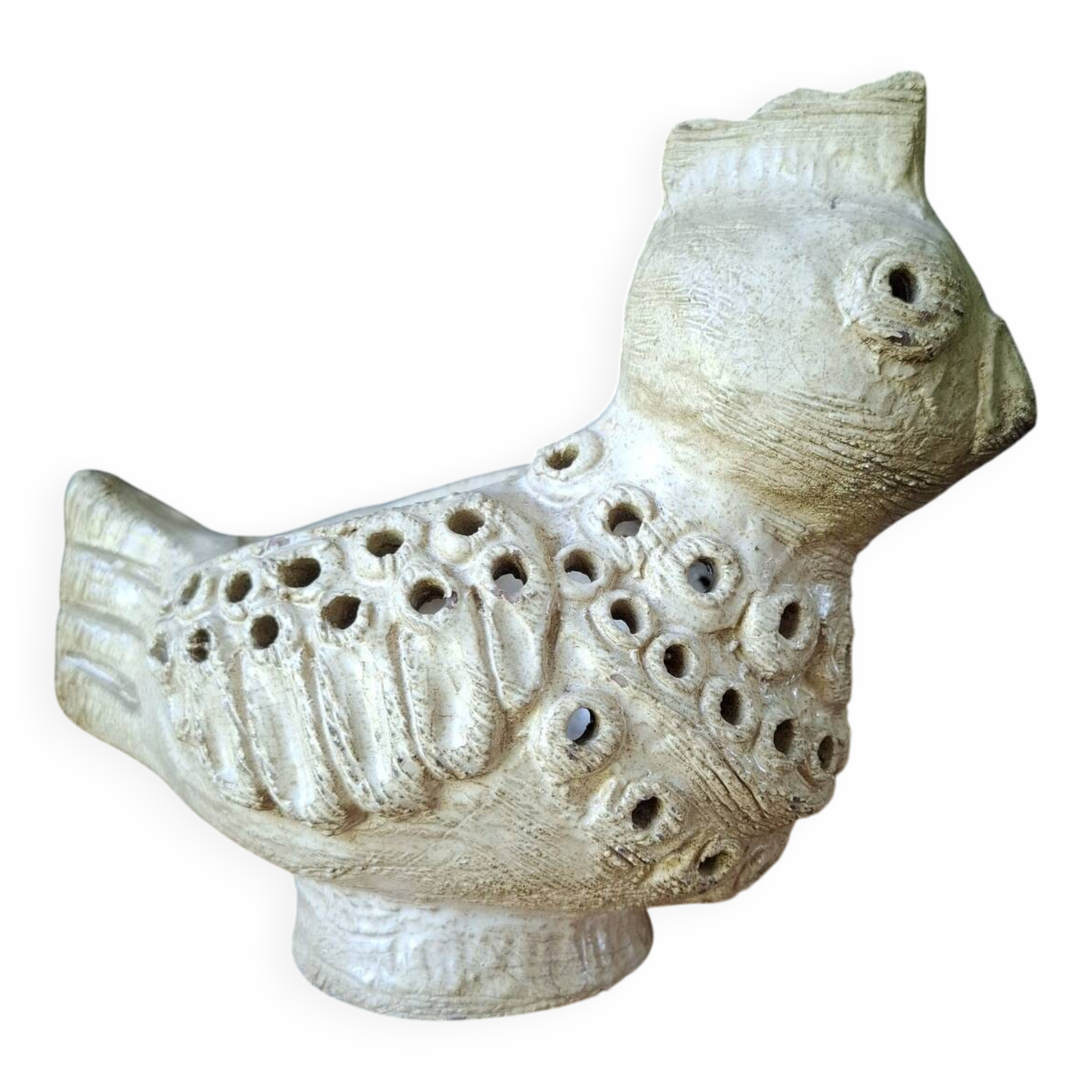 Zoomorphic ceramic flower vase
