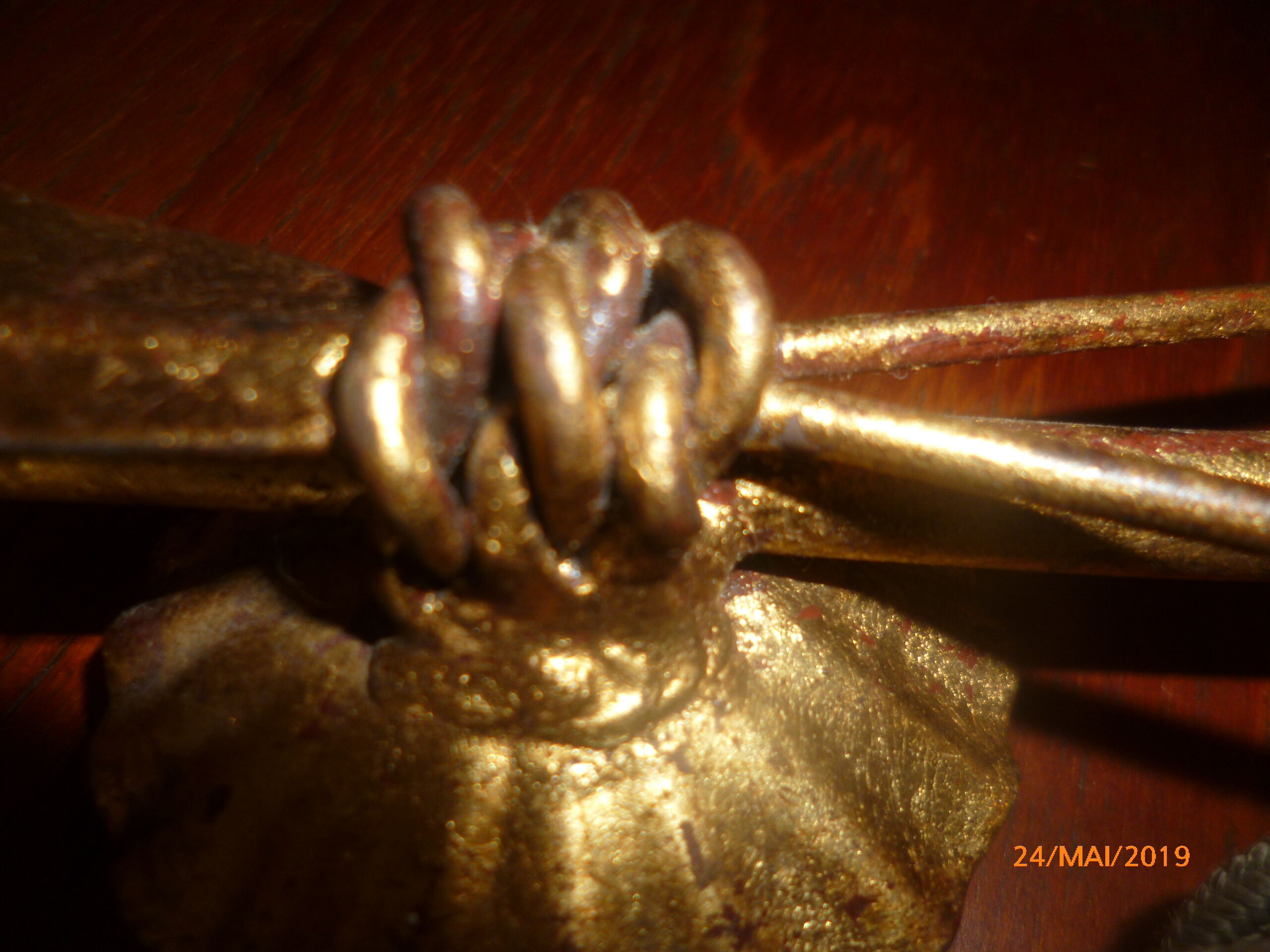 2 wall sconces Golden EPIs of ble 1950 1960