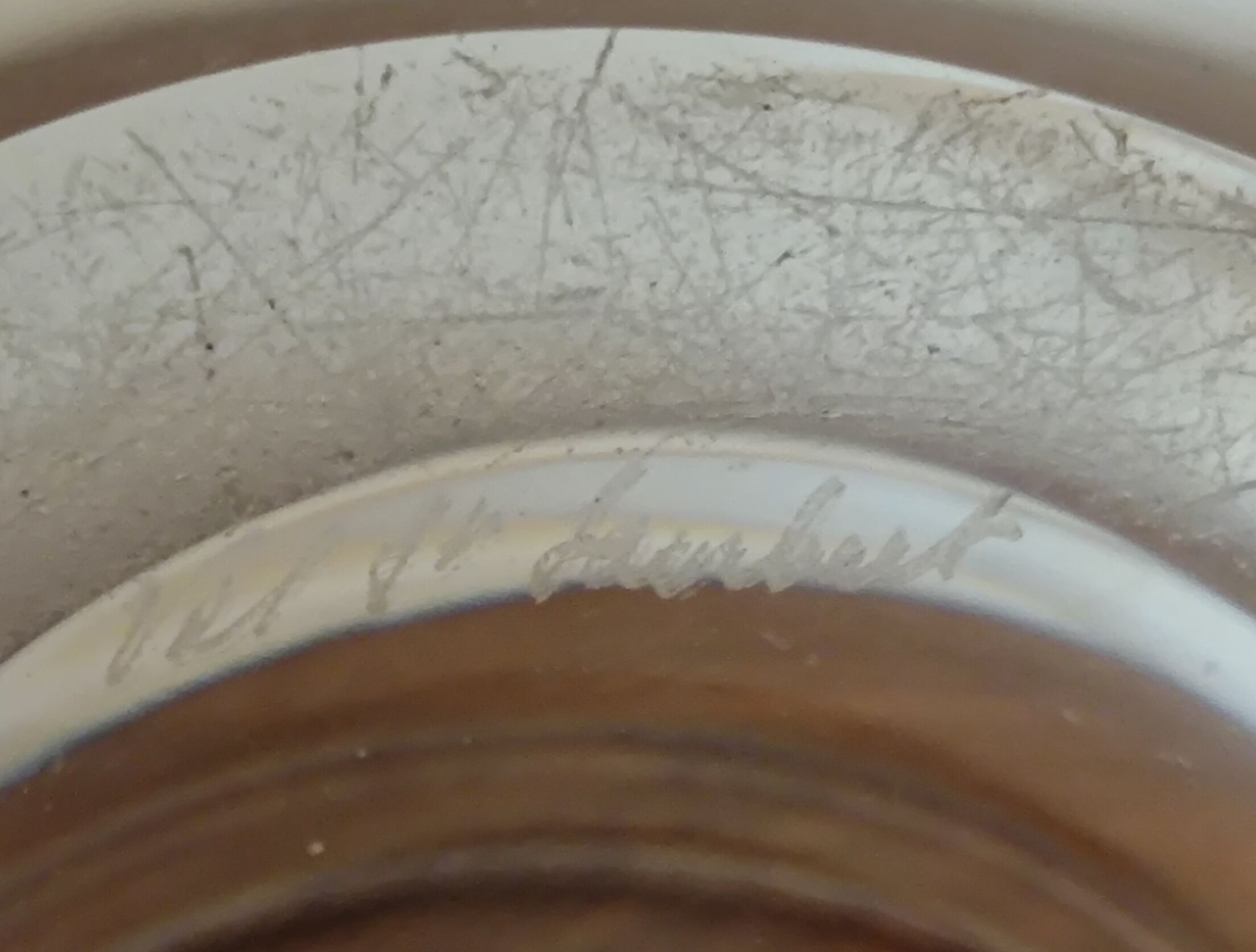 Old vase Val Saint Lambert