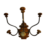 Old bistro wall coat rack