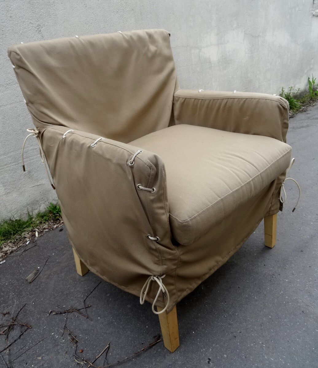 Andre Putman for Bally low armchair