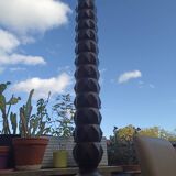 Large solid wood lamp