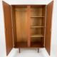 Armoire Penderie Pieds fuseaux Capelle Vintage Scandinave Années 60