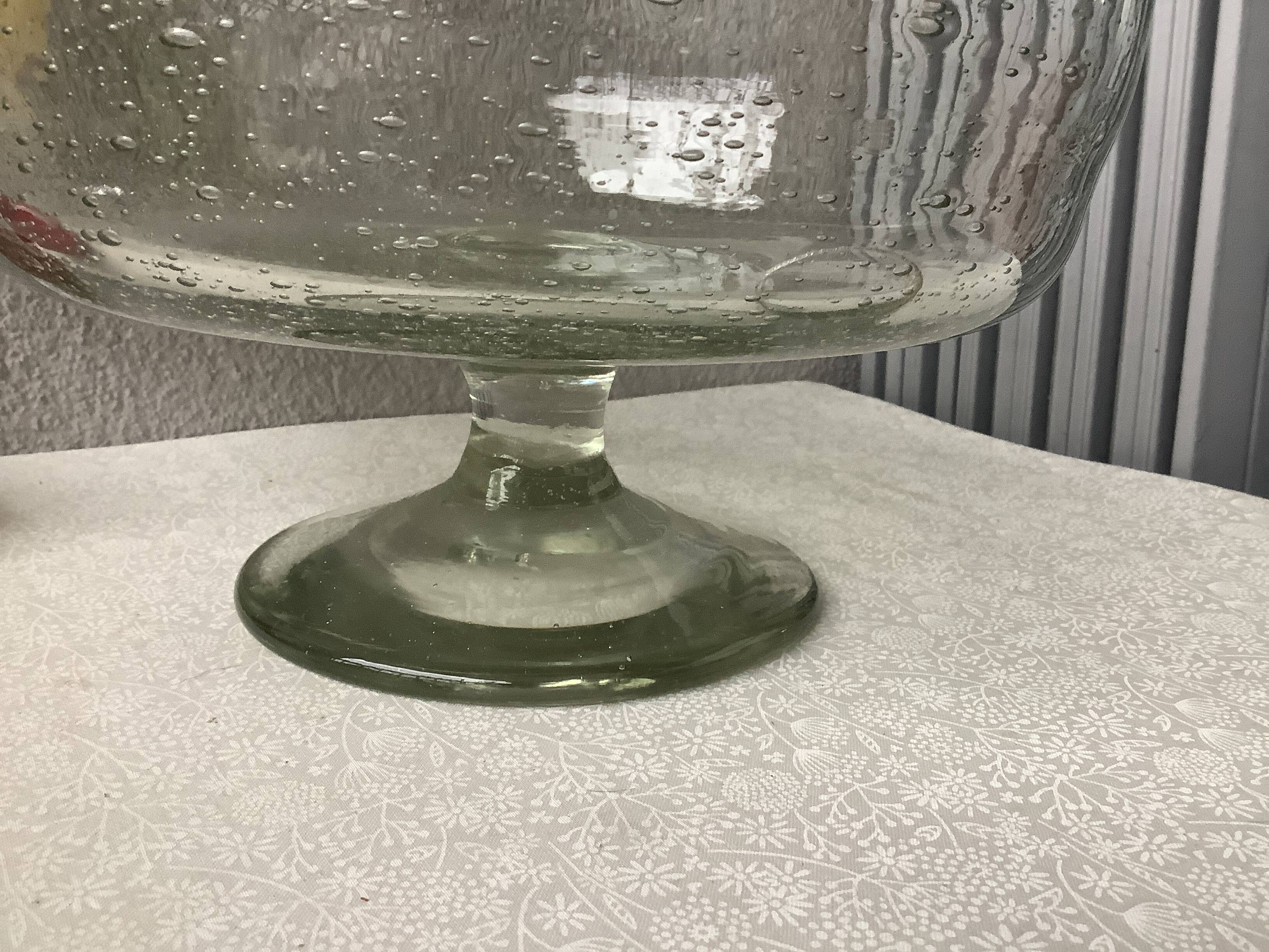 Biot sangria cup in artisanal bubble-blown glass